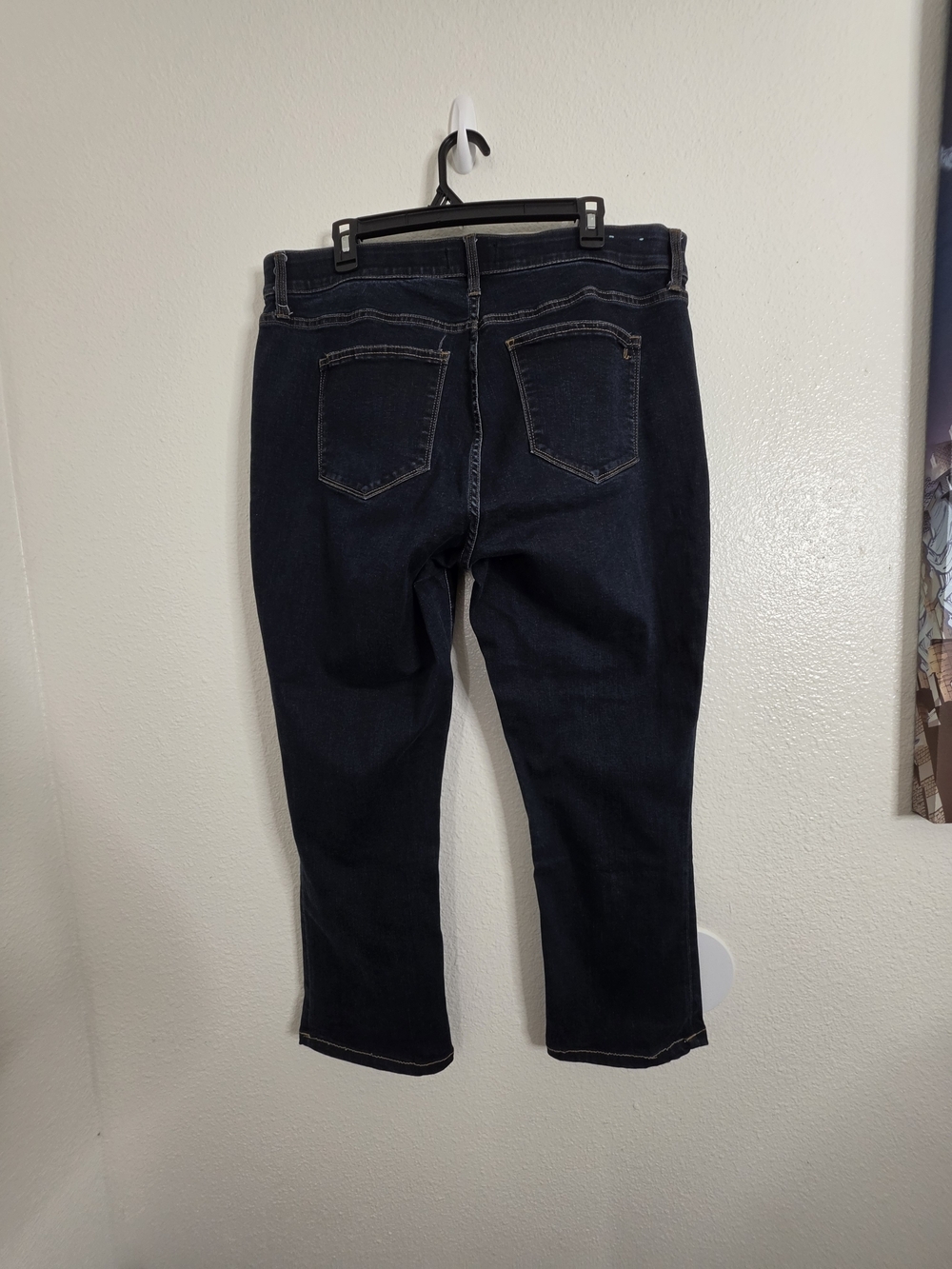 LuLaRoe Womens Size 38 Dark Wash Stretch Denim Straight Leg Jeans - Picture 13 of 13